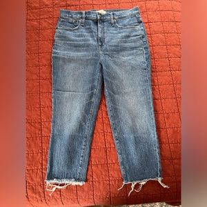 Madewell Classic Straight Cropped jeans